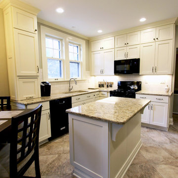 Century Home White Kitchen Remodel ~ Akron, OH