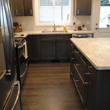 Charcoal Stained Shaker Kitchen