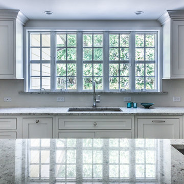 Chefs dream, this kitchen has a great view with large windows