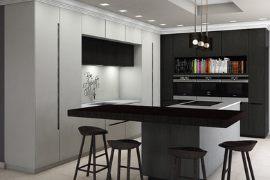 Inspiration for a contemporary kitchen in London.