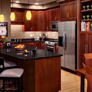 Cherry Cabinets Kitchen Houzz