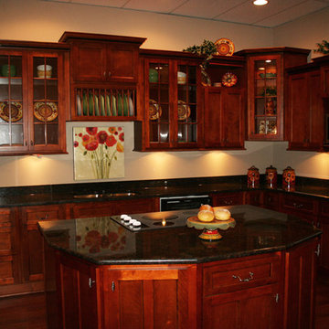 Cherry Shaker Kitchen Cabinets Home Design