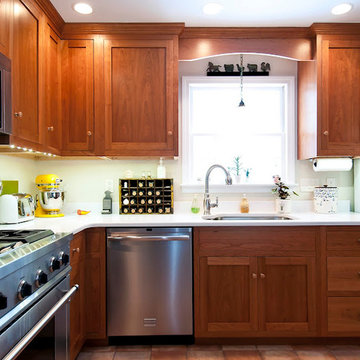 Cherry Shaker Style Kitchen