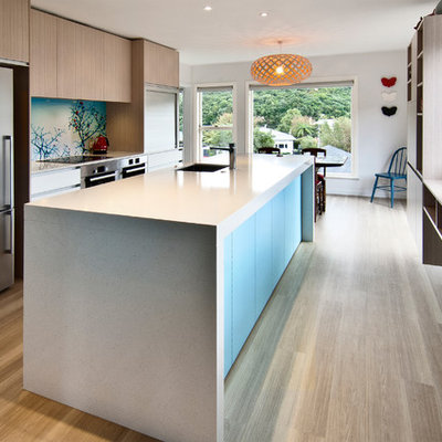 Inspiration for a mid-sized modern kitchen remodel in Other