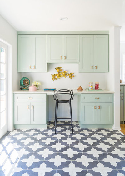 Transitional Kitchen by Black Lacquer Design