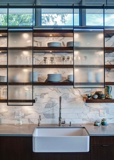 Contemporary Kitchen by Fricano Custom Cabinetry