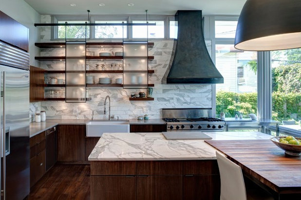 Contemporary Kitchen by Fricano Custom Cabinetry