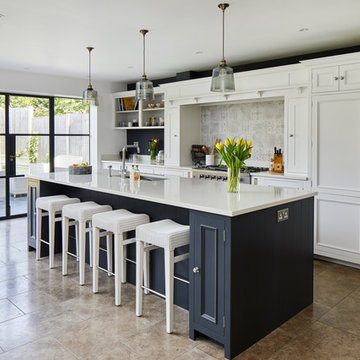 Chichester Kitchen in Shell and Charcoal.