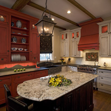 Chinese Red Kitchen