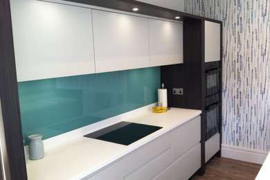 Contemporary kitchen in Manchester.