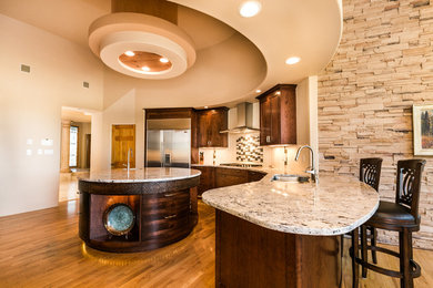 Inspiration for a contemporary kitchen remodel in Albuquerque