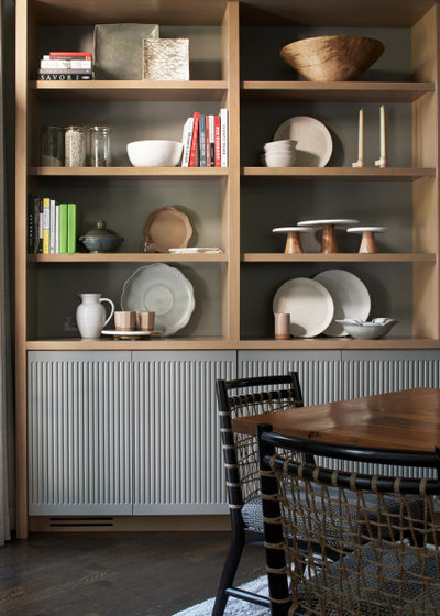 Transitional Kitchen by lisa schmitz interior design
