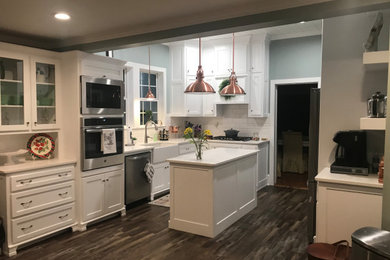 Example of a farmhouse kitchen design in Other