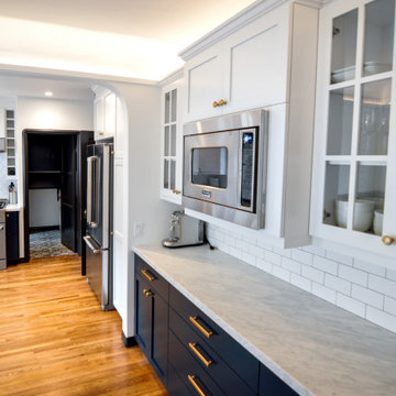 Claremont, CA, A 1929 Colonial Revival Kitchen Remodel with a Coastal Flare