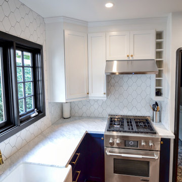 Claremont, CA, A 1929 Colonial Revival Kitchen Remodel with a Coastal Flare