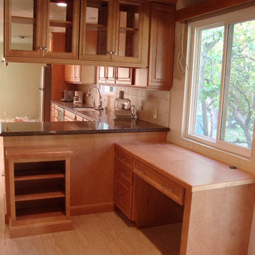 Claremont kitchen, family room, laundry room, & bathroom remodel