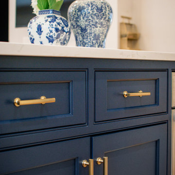 Classic Blue and White Kitchen