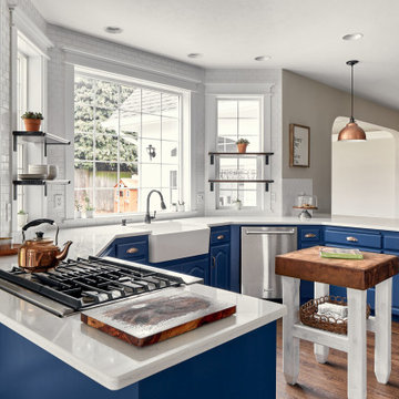 Classic Blue and White Kitchen