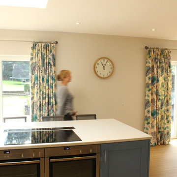 Classic contemporary Kitchen for a family home in Epsom