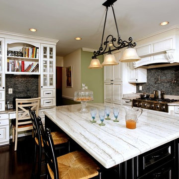 Classic French Kitchen in Annandale Has a Touch of Zen