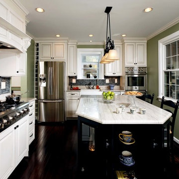 Classic French Kitchen in Annandale Has a Touch of Zen