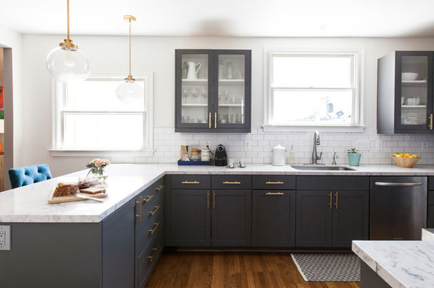 Eclectic Kitchen by Jill Cordner Interior Design