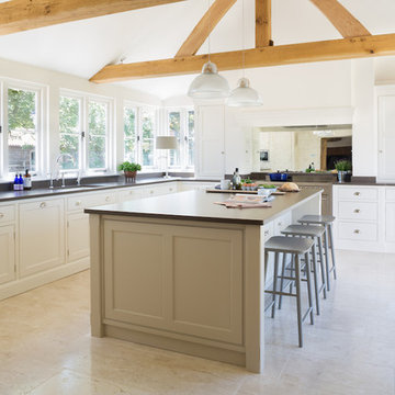 Classic Painted Bespoke Kitchen | The Old Forge House, Hertfordshire