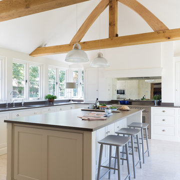 Classic Painted Bespoke Kitchen | The Old Forge House, Hertfordshire