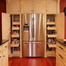 refrigerator and pantry