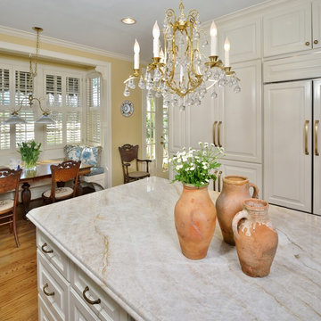 Classic Traditional White Kitchen Remodel