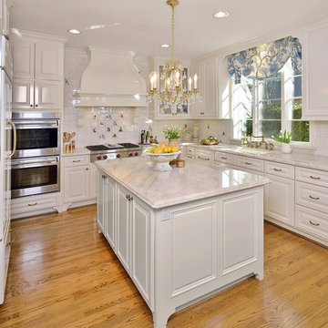 Classic Traditional White Kitchen Remodel