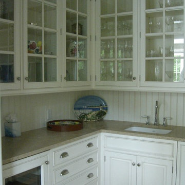 Classic White Butlers Pantry in Wilmington Delaware Home