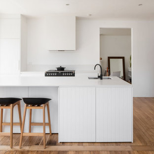 Design ideas for a scandinavian kitchen in Hobart.