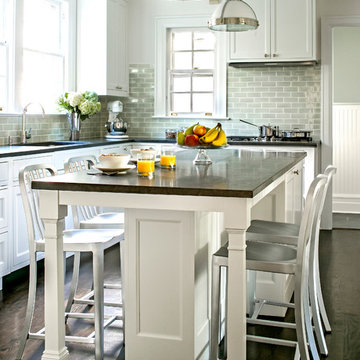 Classic White Kitchen in Scarsdale