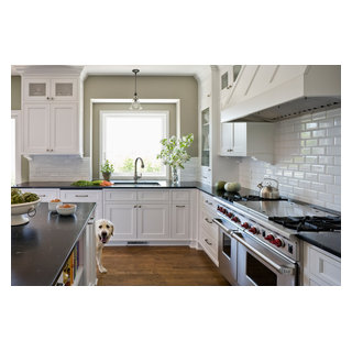 Classic White Kitchen Inspired by Something's Gotta Give - Traditional ...