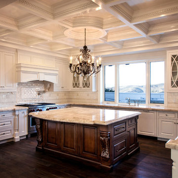 Classical white kitchen