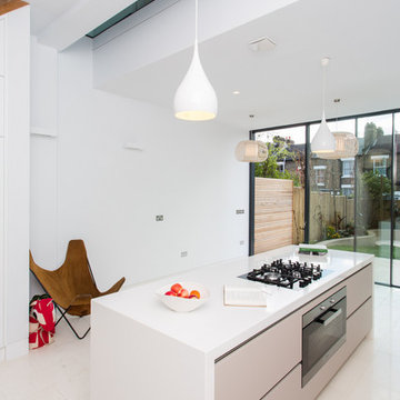 Clean, bright rear extension in Highgate