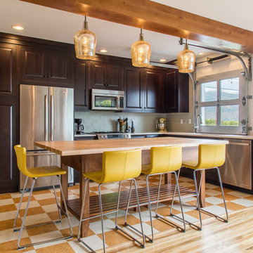 Clean Contemporary Kitchen with Over-the-Top Function