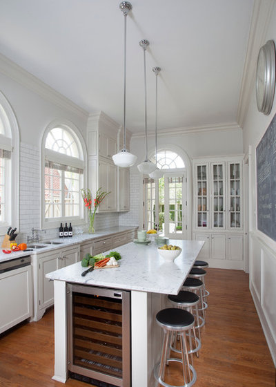 Traditional Kitchen by TY LARKINS INTERIORS