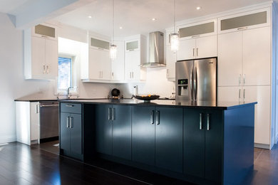 Inspiration for a contemporary kitchen remodel in Toronto
