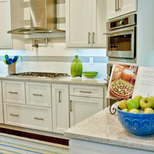 Kitchen Countertops For Warm White Cabinets