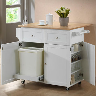 Bild på ett shabby chic-inspirerat kök