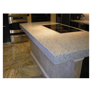 Cobalt Ice IceStone Kitchen - Contemporary - Kitchen - Orlando - by  IceStone | Houzz