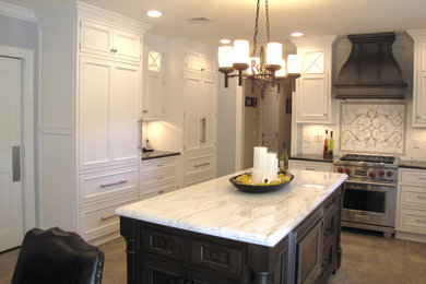 Cold Spring Kitchens featuring Antique Brown and Imperial Danby marble