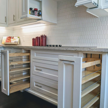 Pullout Spice Racks & Pullout Storage