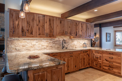 Kitchen - craftsman kitchen idea in Denver
