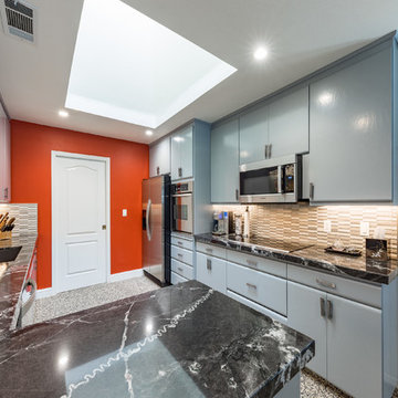 Colorful Asian-Inspired Kitchen Remodel on Flora Ave.