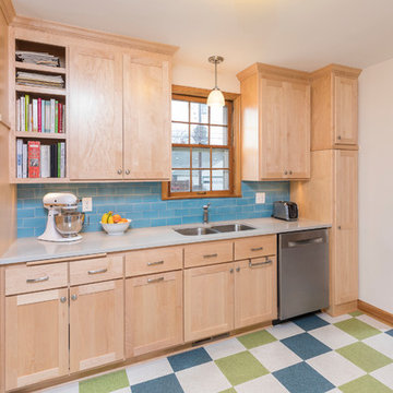 Colorful Kitchen Remodel