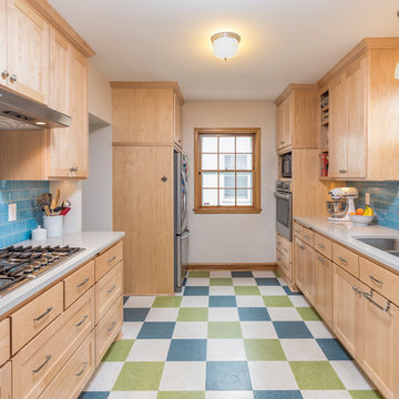 Colorful Kitchen Remodel