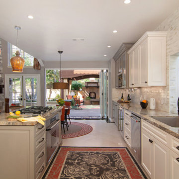 Colorful Kitchen Remodel